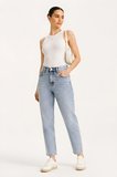Lili Woman Kadın Yüksek Bel Straight Fit Baggy Jean Pantolon TY.BGT01