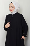 Bağcıklı Mevlana Ferace Siyah HM2644