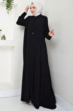 Bağcıklı Mevlana Ferace Siyah HM2644