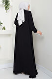 Bağcıklı Mevlana Ferace Siyah HM2644