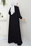 Bağcıklı Mevlana Ferace Siyah HM2644