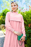 Kat Kat Elbise Pembe HM2172