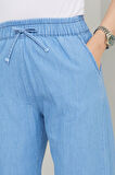 Beli Lastikli Kot  Pantolon Açık Mavi HM2726