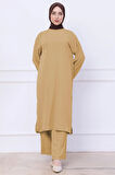 Uzun Tunikli Ayrobin Takım Camel HM2770