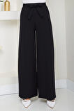 Bağlamalı Pantolon Siyah HM2782