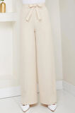 Bağlamalı Pantolon Bej HM2782