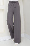 Bağlamalı Pantolon Füme HM2782