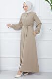 Gizli Patlı Kuşaklı Ferace Bej HM2361