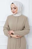Gizli Patlı Kuşaklı Ferace Bej HM2361