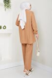 Bürümcük Gömlekli Takım Camel HM2394