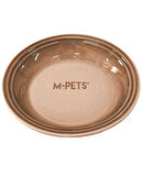 M-Pets Petjoy Flatty Seramik Mama Kabı Kahverengi 250 ml