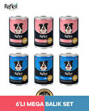 Reflex Plus Köpek Maması 6'lı Mega Balık Set
