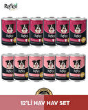 Reflex Plus Köpek Maması 12'li Hav hav Set