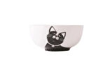 M-PETS GALYA SERAMİK MAMA KABI BLACK LOGO 550ML