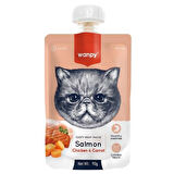 Wanpy Kedi Et Ezmasi 2 Lezzet 4lü Mix Paket 4x90gr (Somon,Tavuk-Havuç,Tavuk)