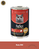 Reflex Plus Sos İçinde Parça Kuzulu Yetişkin Kedi Konservesi 400gr