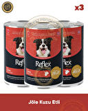  Reflex Plus Jöle İçinde Et Parçacıklı Kuzu Etli Yetişkin Köpek Maması 3X400gr