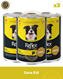 Reflex Plus Pate Dana Etli Yetişkin Köpek Maması 3X395gr
