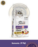 Felicia Urinary Care Adult Salmon Sterilised-Collagen 2kg (Az Tahıllı & Hipoalerjenik Somonlu Sterilised Yetişkin Kedi Maması)