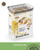 Stefanplast Dikdörtgen Snackbox 2-2 Lt Gri/Beyaz