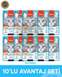 Wanpy Pouch Ton Balıklı Yaş Kedi Maması 10x70gr