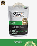 Felicia Pouch Yetişkin Tavuklu Yaş Kedi Maması 12x85gr