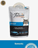 Felicia Pouch Yetişkin Somonlu Yaş Kedi Maması 12x85gr