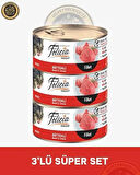 Felicia Biftekli Fileto Yetişkin Kedi Konservesi 3x85gr