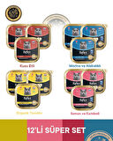 Reflex Plus Karışık Set 12'li Yetişkin Kedi Maması – 12 × 85 g