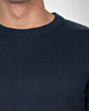 Erkek Triko Bisiklet Yaka Sık Örme Lacivert Slim Fit Kazak NCS JEANS 3001