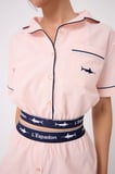 MARISILK™ SEASTRIPE Kadın Yazlık Şortlu Crop Gömlekli Pijama & Lounge Takımı