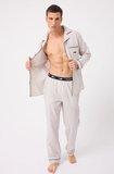 MARISILK™ Premium Dokuma Uzun Kollu Uzun Paçalı Erkek Pijama Takımı