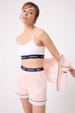 MARISILK™ Kadın Yazlık Şortlu Crop Gömlekli Pijama & Lounge Takımı