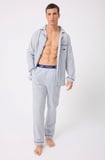 MARISILK™ SEASTRIPE Premium Dokuma Uzun Kollu Uzun Paçalı Erkek Pijama Takımı