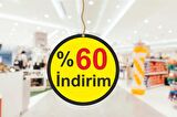 3M Mağaza Dönkartı %60 Indirimii Yazılı Çift Yön Baskılı Dönkart dk34
