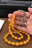 Karton Kutuda Sevgiliye Özel Yazı Toz Kehribar Tesbih