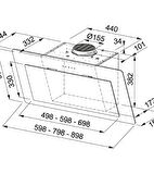 Franke 330.0591.778 Hood Fno 605 Bk Frk Davlumbaz