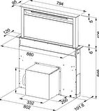 Franke 110.0365.588 Downdraft Fdw 908 Ib Xs 90 Cm Davlumbaz