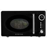 Vestel MD 20 YD Retro Siyah Mikrodalga Firin