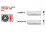 Vestel FLORA DOĞA MULTI INVERTER PLUS 9+12 Klima