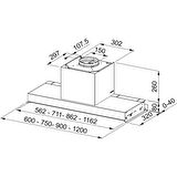 Franke 3050705341 FMY DRIP-FREE 120 KL Davlumbaz
