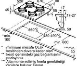 Profilo OE37P9P10D Ankastre Ocak