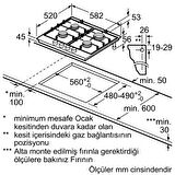Bosch PCP6A5B90 Ankastre Ocak