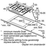 Bosch PCQ7A5M90 Ankastre Ocak