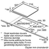 Bosch PPQ7A2B20 Ankastre Ocak