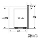 Siemens BF525LMW0 Ankastre Mikrodalga Fırın