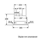 Siemens LB53NAA30 Gömme Aspiratör