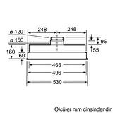 Siemens LB55565 Gömme Aspiratör