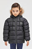 Benittokids Erkek Çocuk Natürel Kürklü Mont 51289