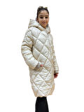 Kız Çocuk Kapüşonlu Kaban 51329